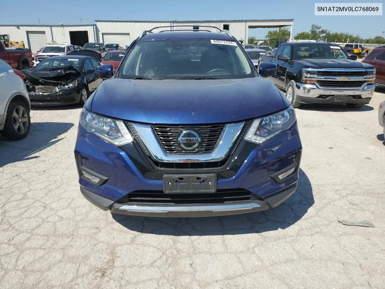 2020 Nissan Rogue S VIN: 5N1AT2MV0LC768069 Lot: 69973724