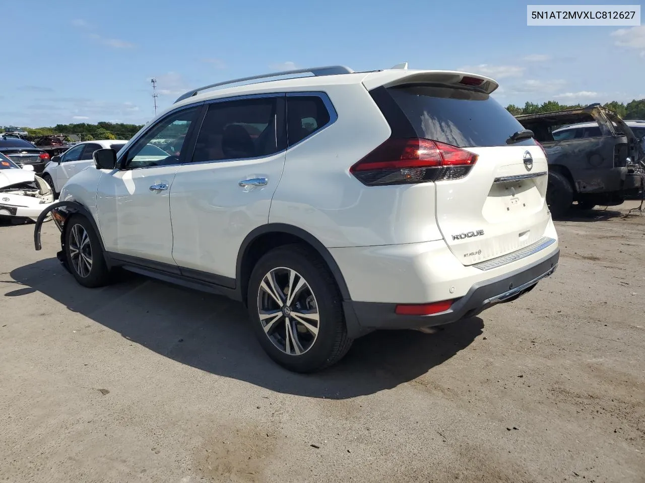 2020 Nissan Rogue S VIN: 5N1AT2MVXLC812627 Lot: 70014084