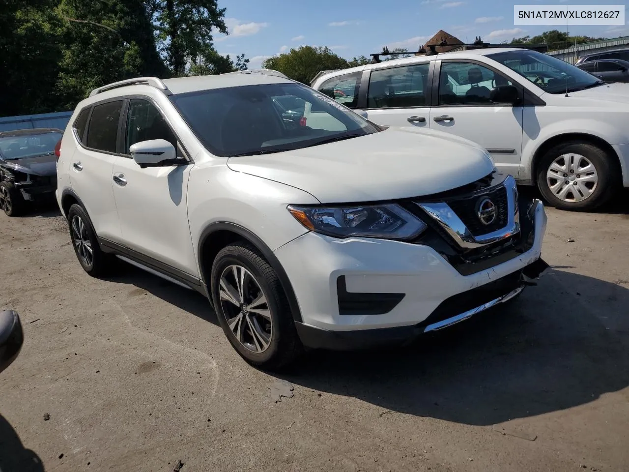 2020 Nissan Rogue S VIN: 5N1AT2MVXLC812627 Lot: 70014084