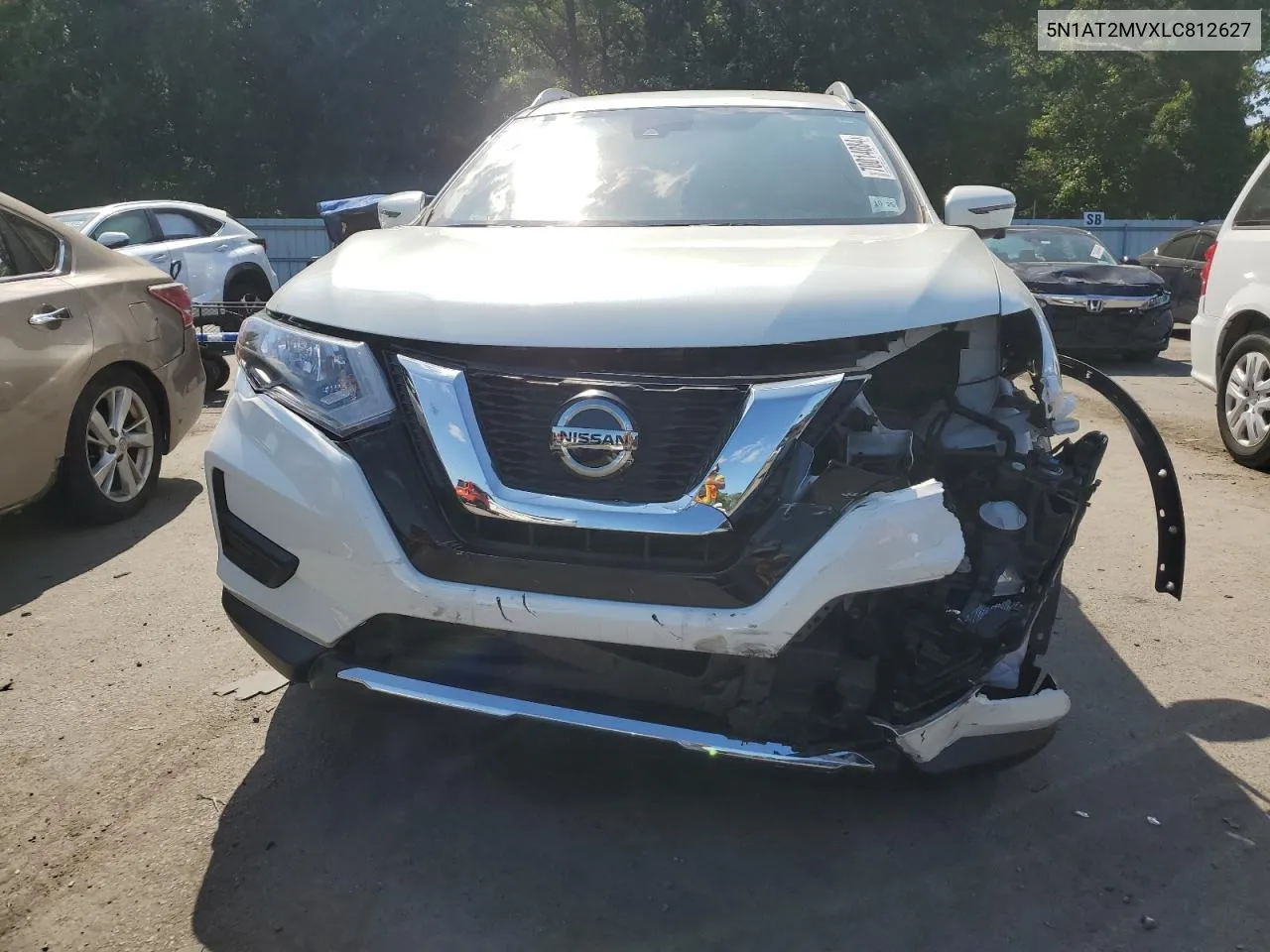 2020 Nissan Rogue S VIN: 5N1AT2MVXLC812627 Lot: 70014084