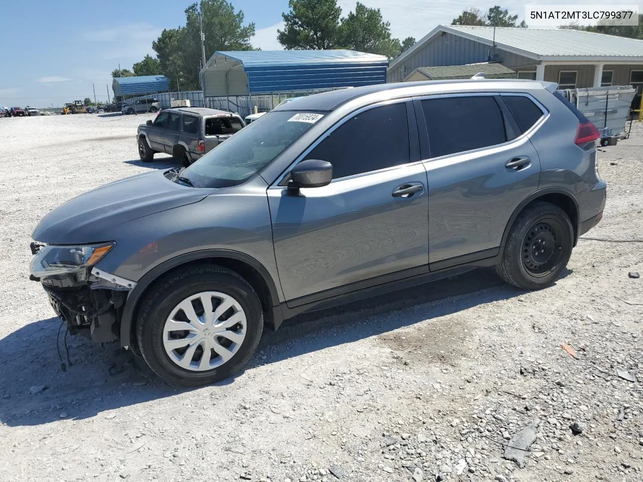 2020 Nissan Rogue S VIN: 5N1AT2MT3LC799377 Lot: 70015934