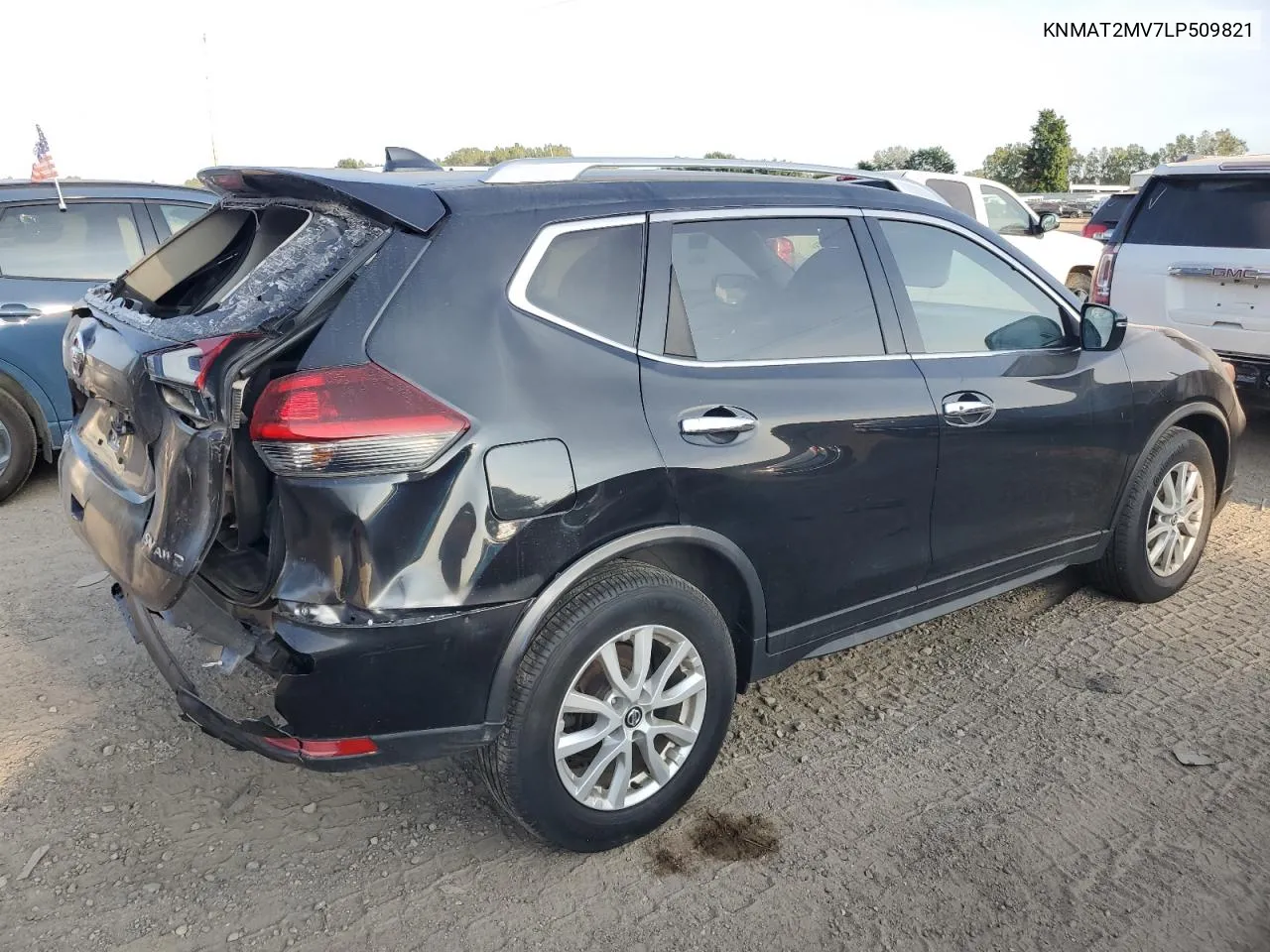 2020 Nissan Rogue S VIN: KNMAT2MV7LP509821 Lot: 70141544