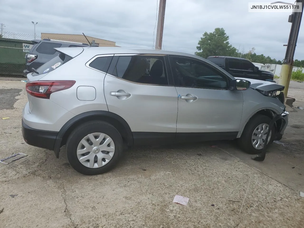 2020 Nissan Rogue Sport S VIN: JN1BJ1CV0LW551178 Lot: 70199224