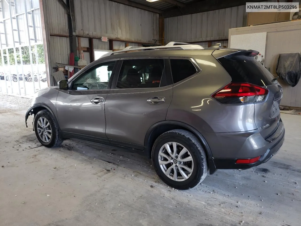 2020 Nissan Rogue S VIN: KNMAT2MT8LP503296 Lot: 70392294