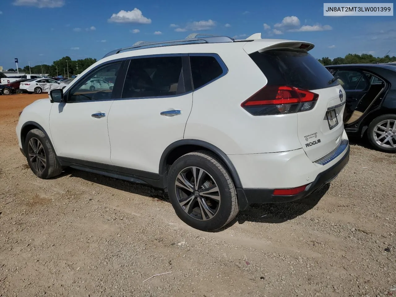 2020 Nissan Rogue S VIN: JN8AT2MT3LW001399 Lot: 70404504