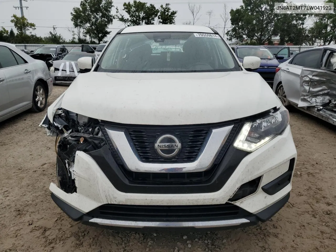 2020 Nissan Rogue S VIN: JN8AT2MT7LW041923 Lot: 70559814