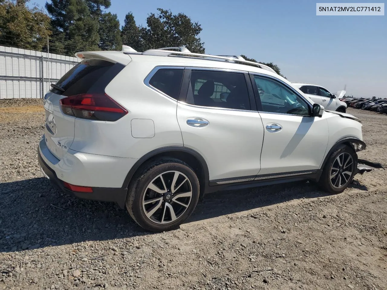 2020 Nissan Rogue S VIN: 5N1AT2MV2LC771412 Lot: 70570304