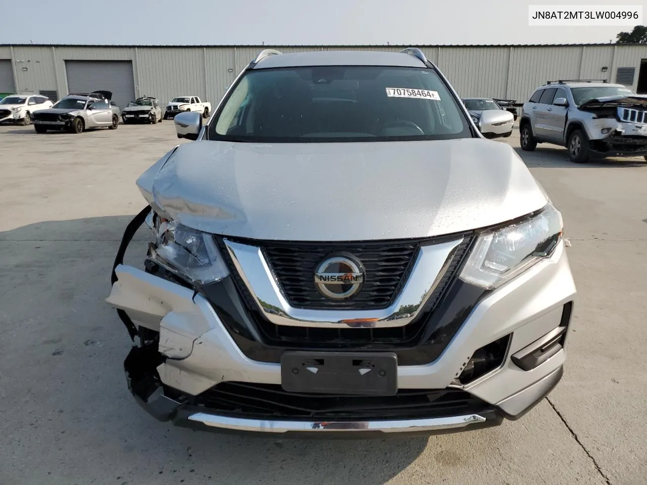 JN8AT2MT3LW004996 2020 Nissan Rogue S