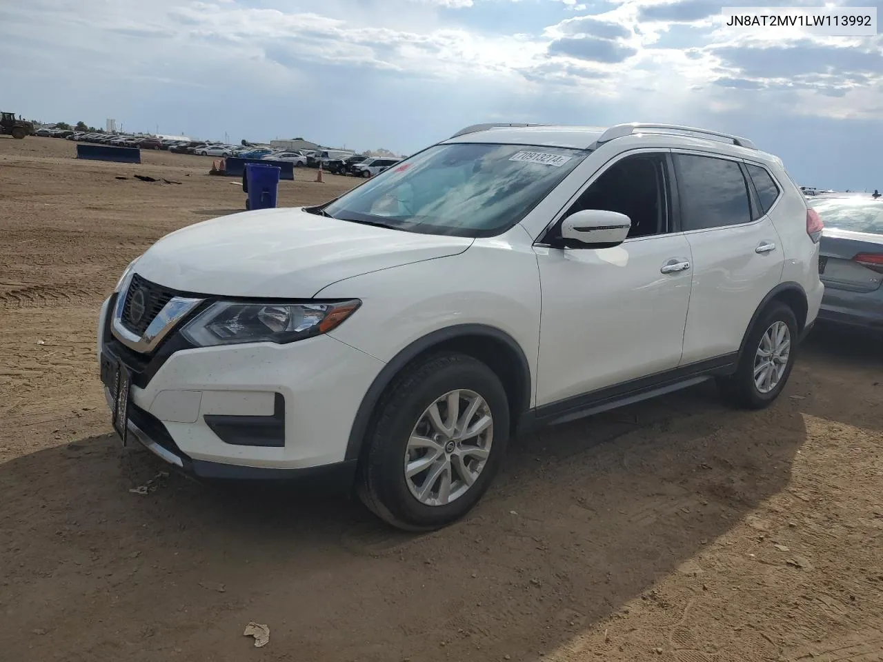 2020 Nissan Rogue S VIN: JN8AT2MV1LW113992 Lot: 70913274