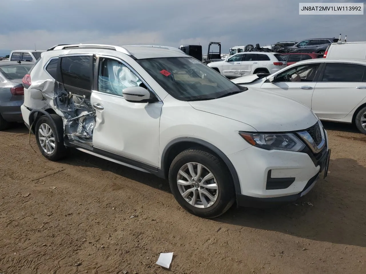 2020 Nissan Rogue S VIN: JN8AT2MV1LW113992 Lot: 70913274