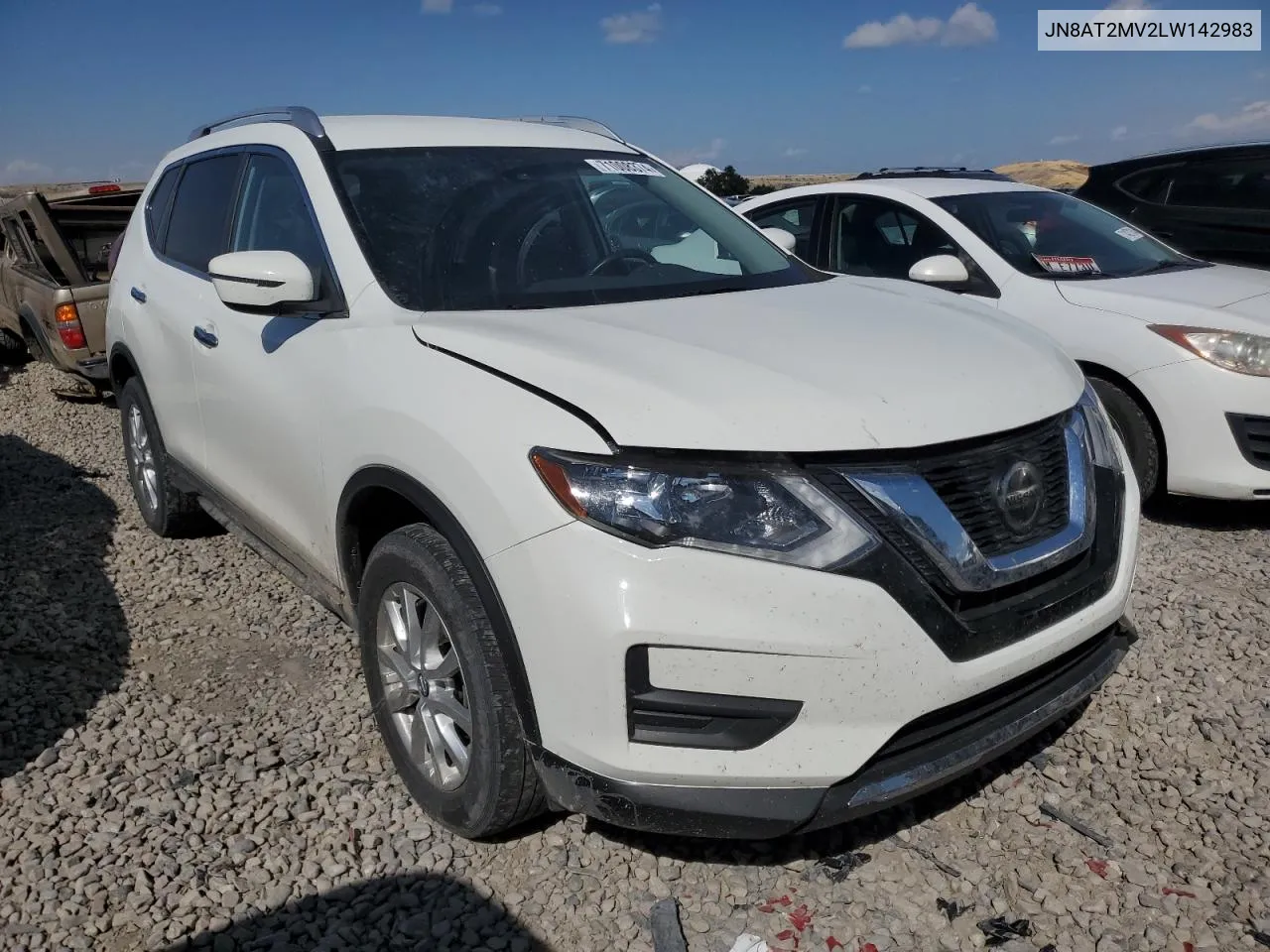 JN8AT2MV2LW142983 2020 Nissan Rogue S