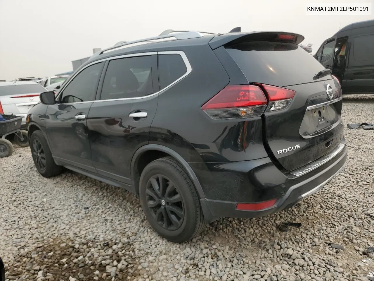 2020 Nissan Rogue S VIN: KNMAT2MT2LP501091 Lot: 71025434