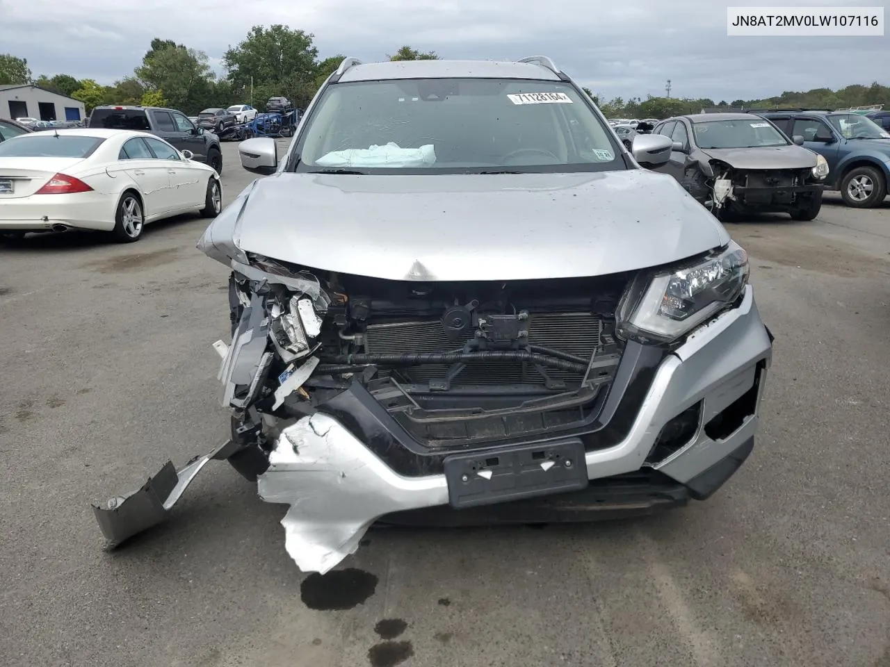 JN8AT2MV0LW107116 2020 Nissan Rogue S