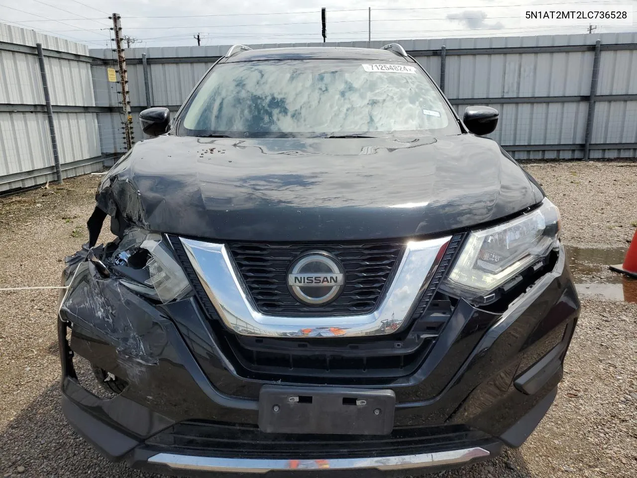 2020 Nissan Rogue S VIN: 5N1AT2MT2LC736528 Lot: 71254824