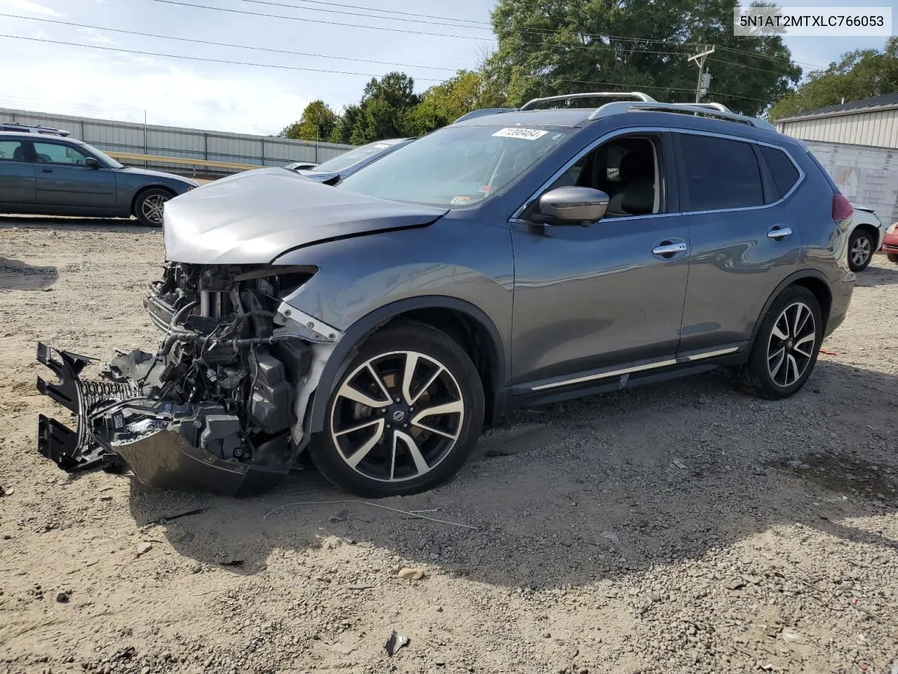 2020 Nissan Rogue S VIN: 5N1AT2MTXLC766053 Lot: 71390464