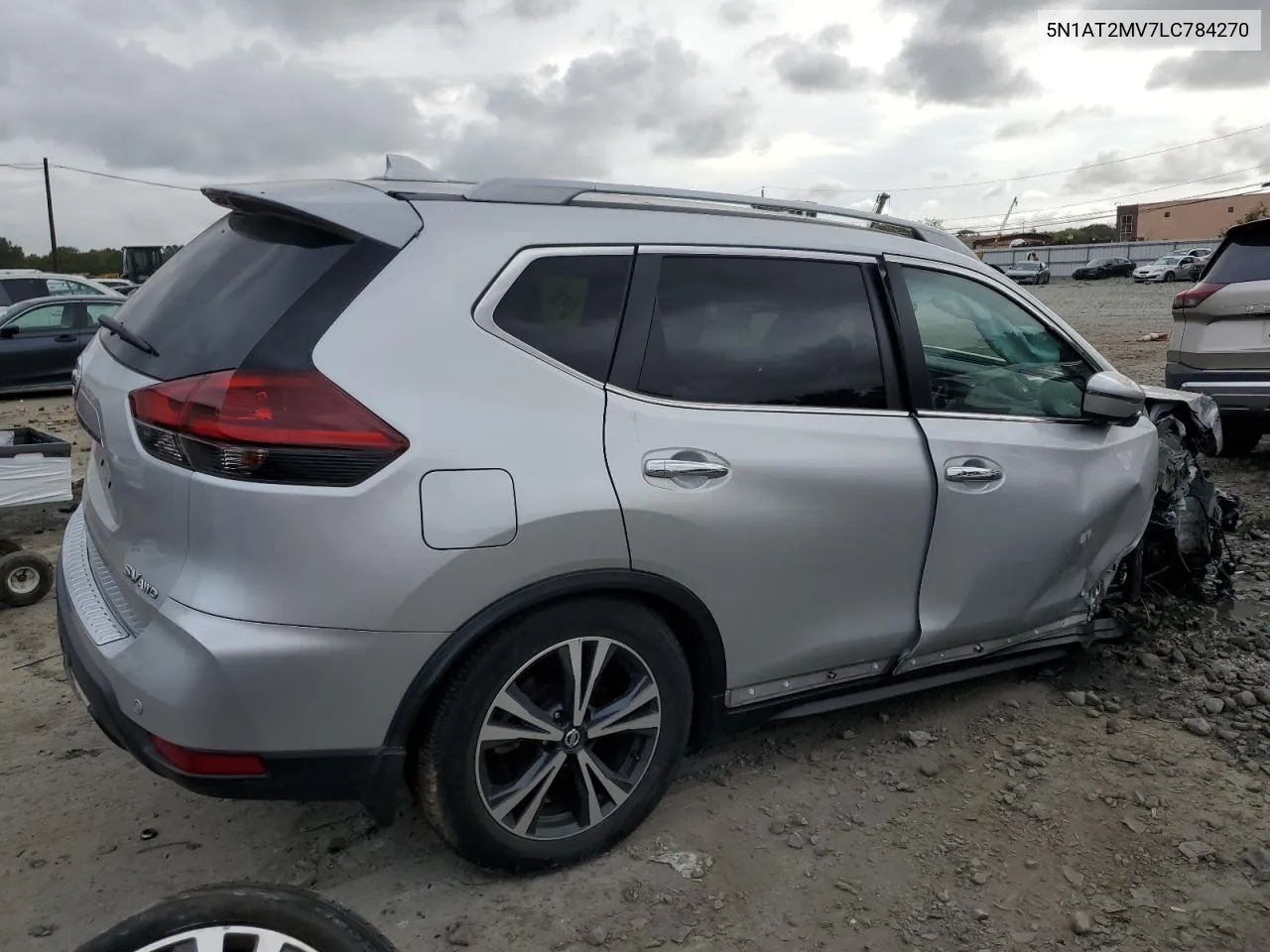 2020 Nissan Rogue S VIN: 5N1AT2MV7LC784270 Lot: 71523654