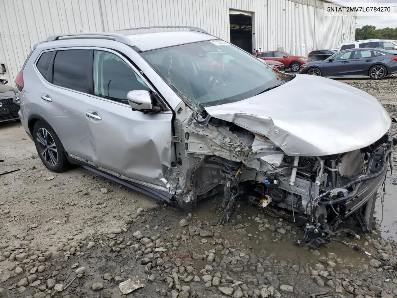 2020 Nissan Rogue S VIN: 5N1AT2MV7LC784270 Lot: 71523654