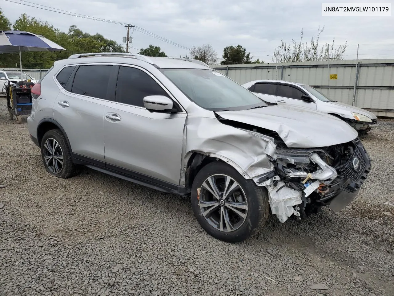 2020 Nissan Rogue S VIN: JN8AT2MV5LW101179 Lot: 71970314