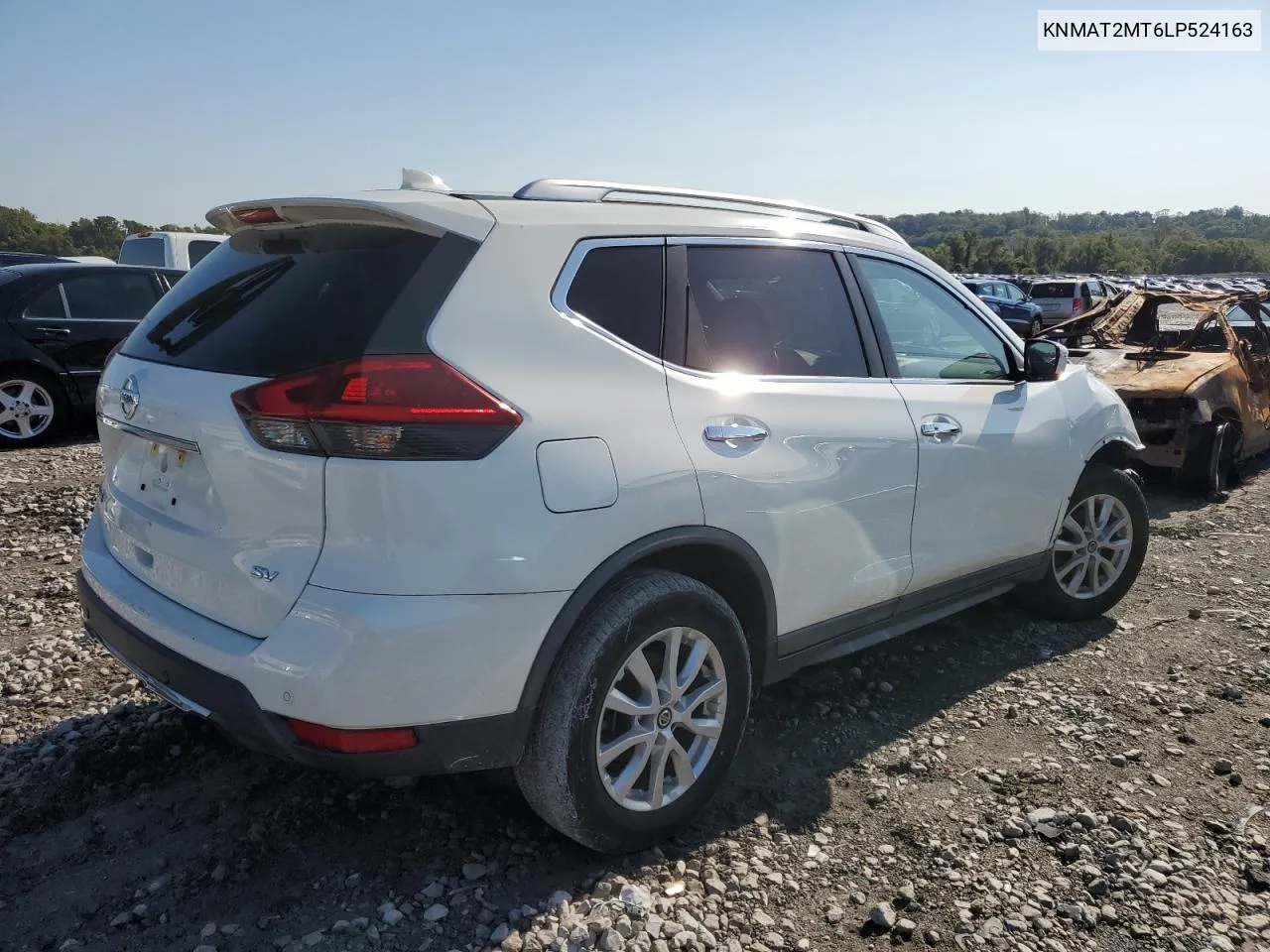 2020 Nissan Rogue S VIN: KNMAT2MT6LP524163 Lot: 72235824