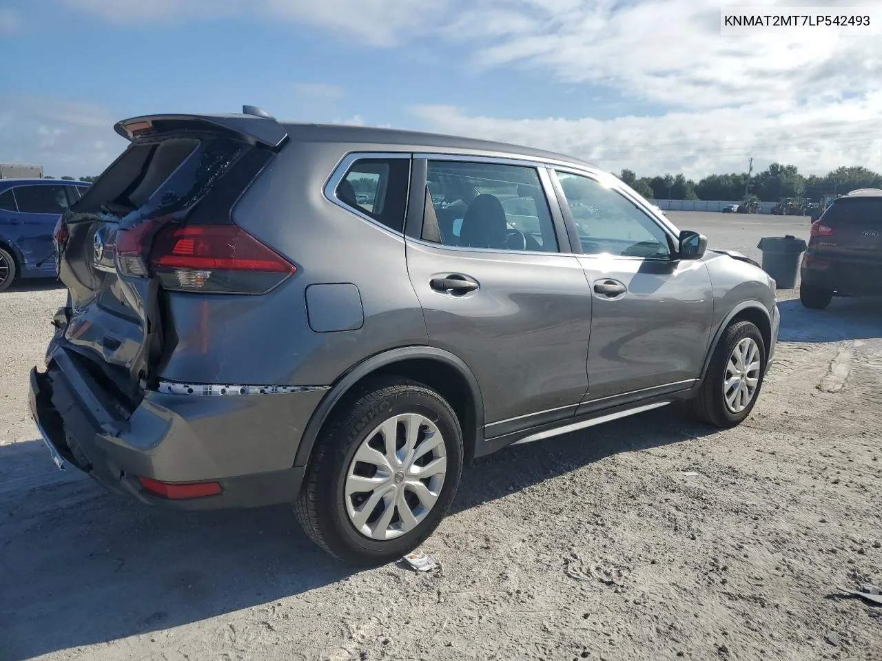 2020 Nissan Rogue S VIN: KNMAT2MT7LP542493 Lot: 72468104