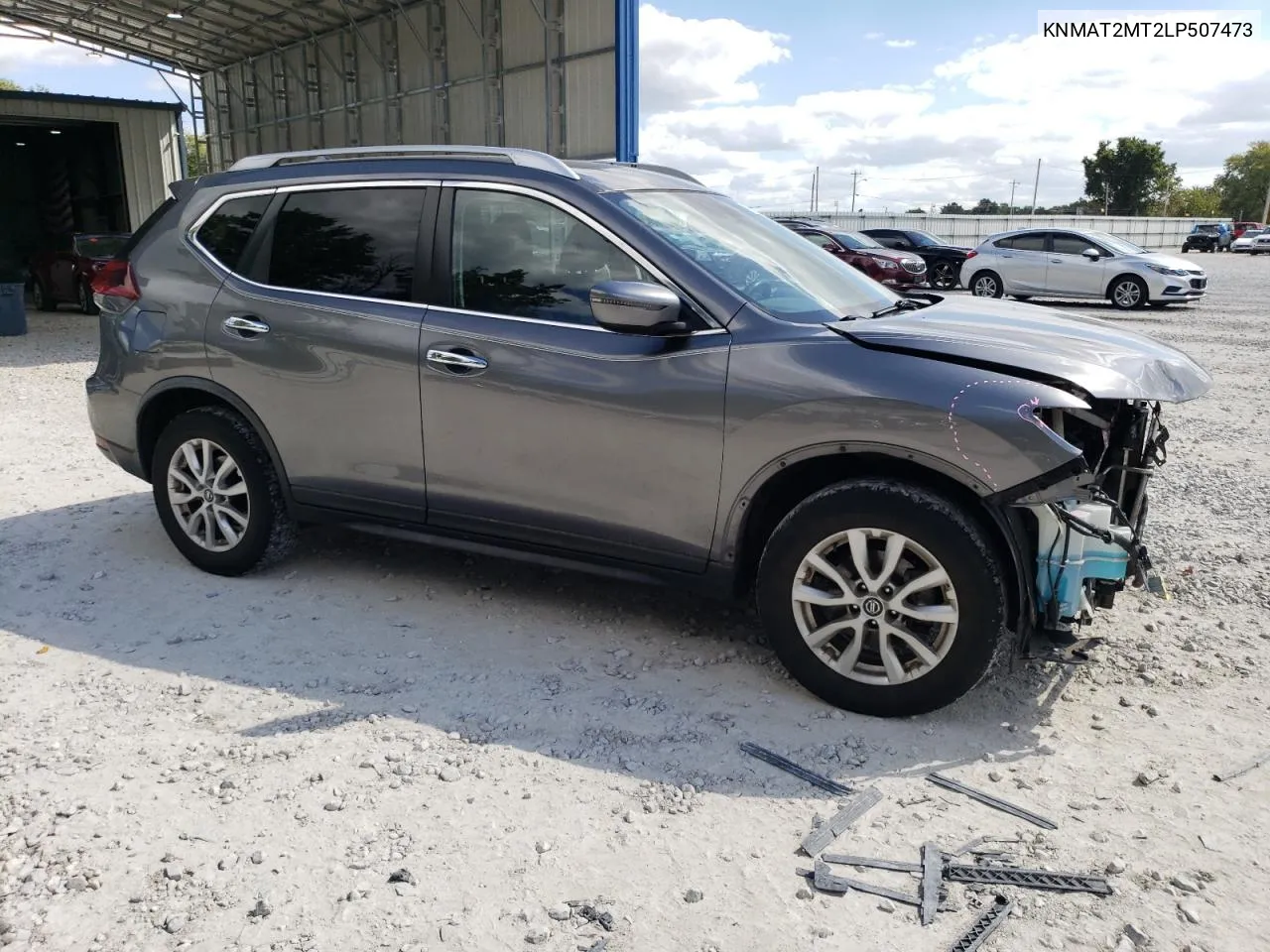 2020 Nissan Rogue S VIN: KNMAT2MT2LP507473 Lot: 72738814