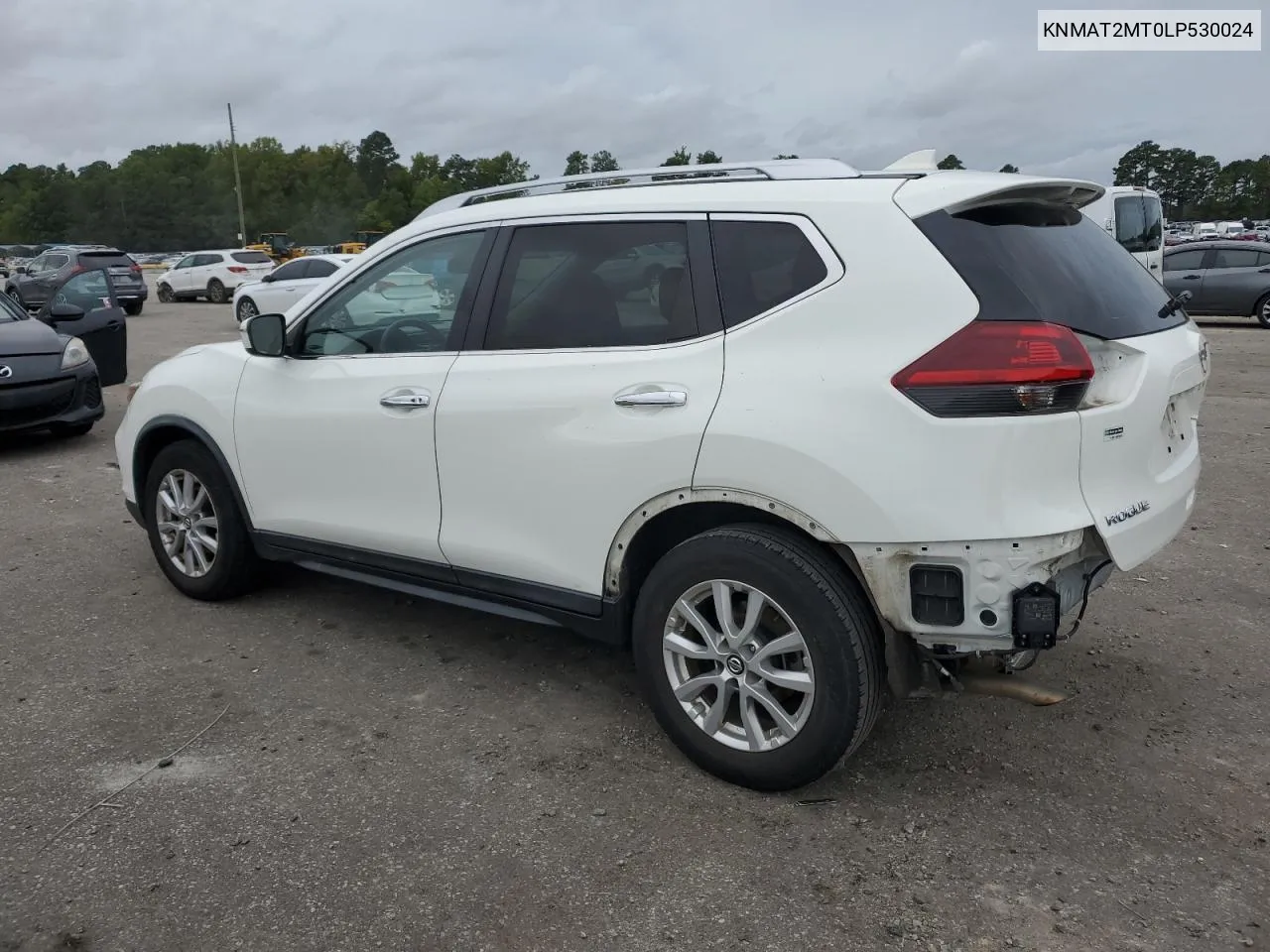 2020 Nissan Rogue S VIN: KNMAT2MT0LP530024 Lot: 72750624