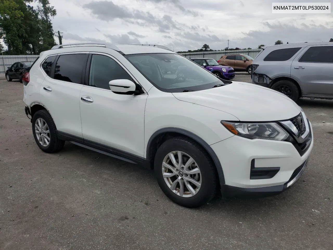 2020 Nissan Rogue S VIN: KNMAT2MT0LP530024 Lot: 72750624