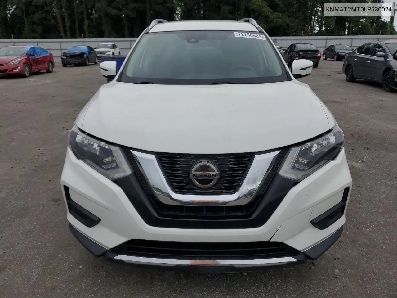 2020 Nissan Rogue S VIN: KNMAT2MT0LP530024 Lot: 72750624