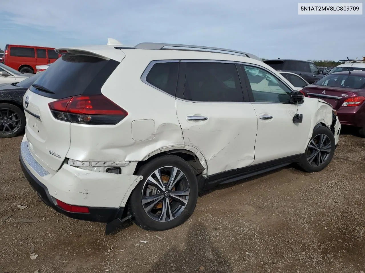 2020 Nissan Rogue S VIN: 5N1AT2MV8LC809709 Lot: 72911324