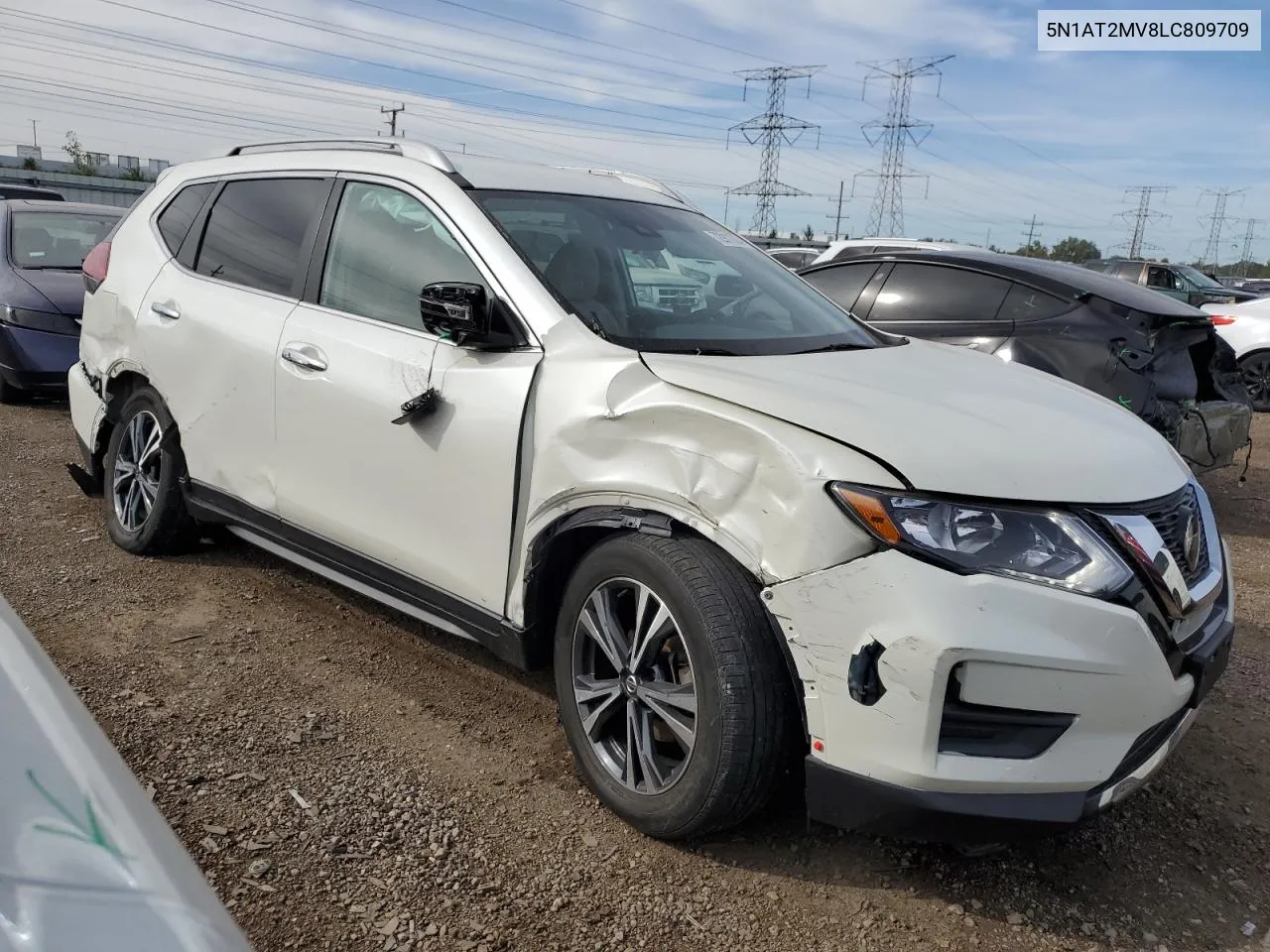 2020 Nissan Rogue S VIN: 5N1AT2MV8LC809709 Lot: 72911324