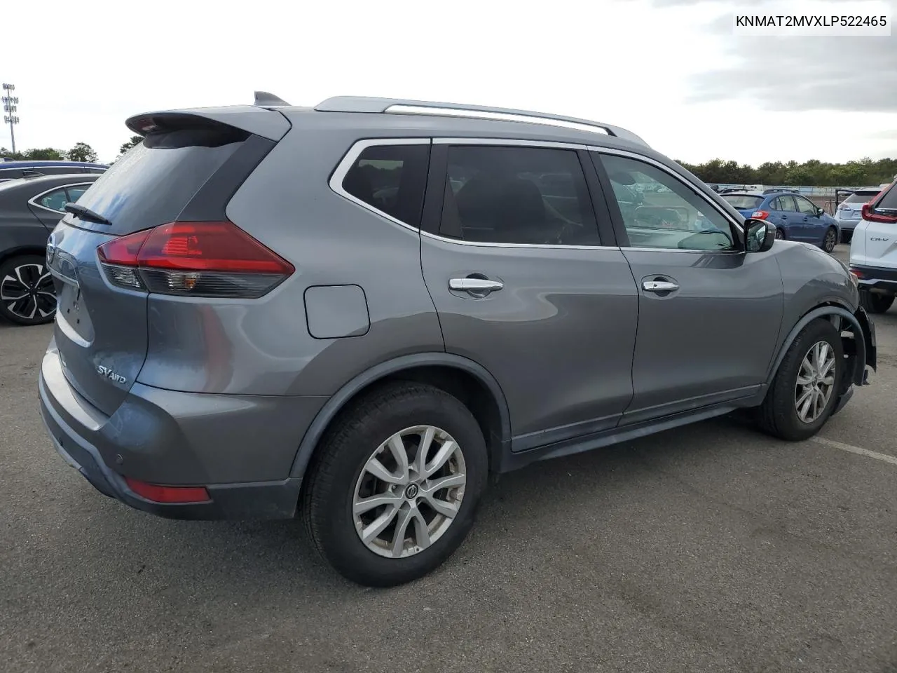 2020 Nissan Rogue S VIN: KNMAT2MVXLP522465 Lot: 72931814