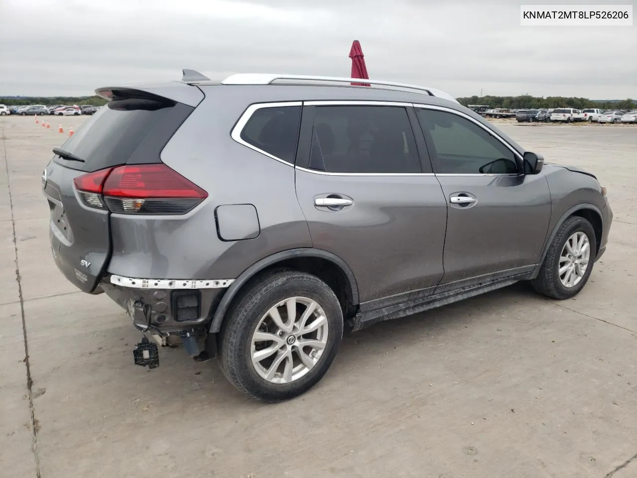 2020 Nissan Rogue S VIN: KNMAT2MT8LP526206 Lot: 72939304