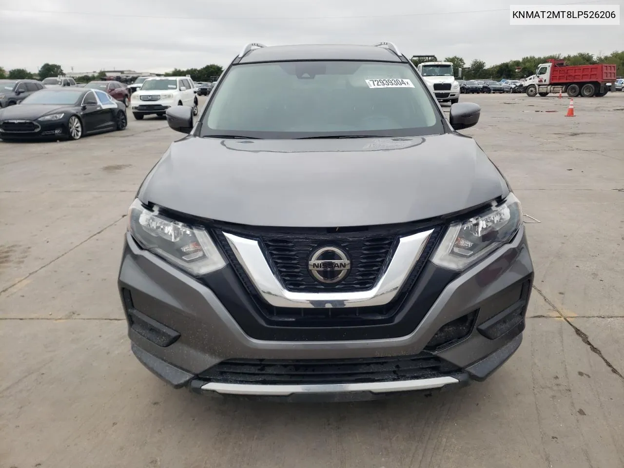 2020 Nissan Rogue S VIN: KNMAT2MT8LP526206 Lot: 72939304