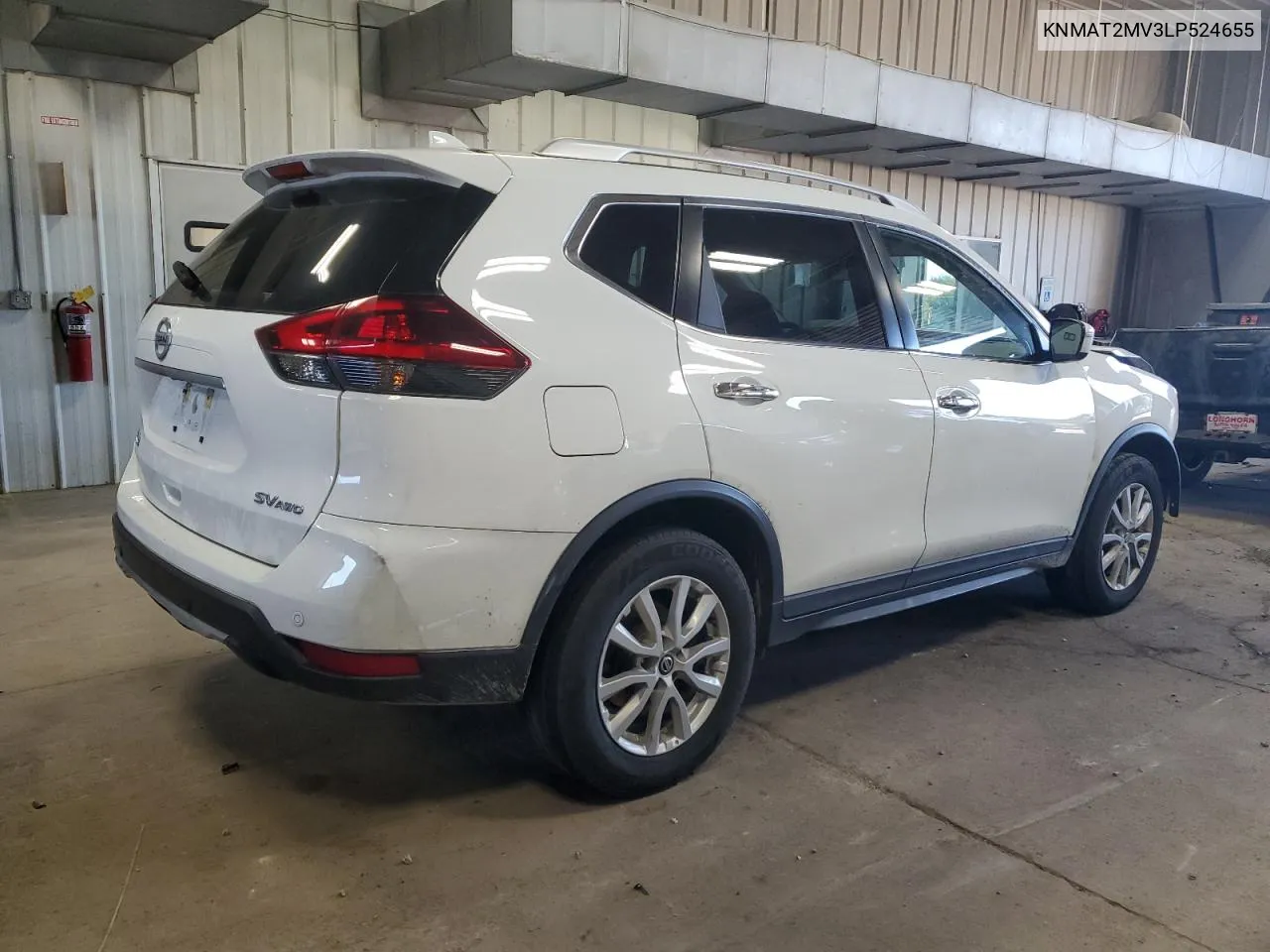 2020 Nissan Rogue S VIN: KNMAT2MV3LP524655 Lot: 73046534