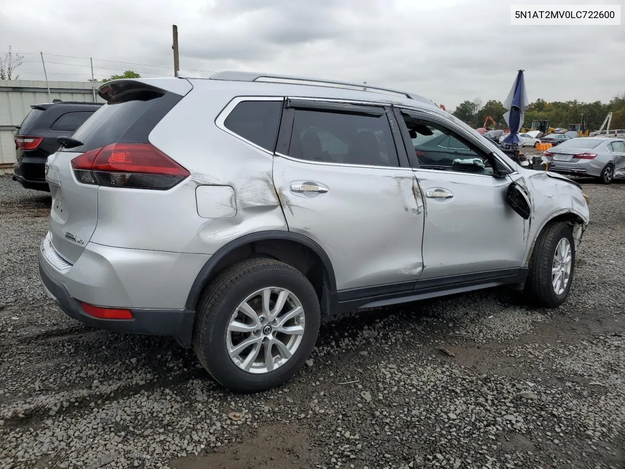 2020 Nissan Rogue S VIN: 5N1AT2MV0LC722600 Lot: 73205484