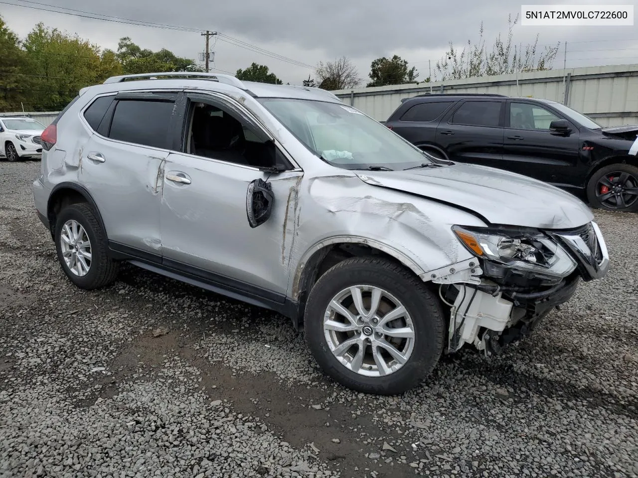 2020 Nissan Rogue S VIN: 5N1AT2MV0LC722600 Lot: 73205484