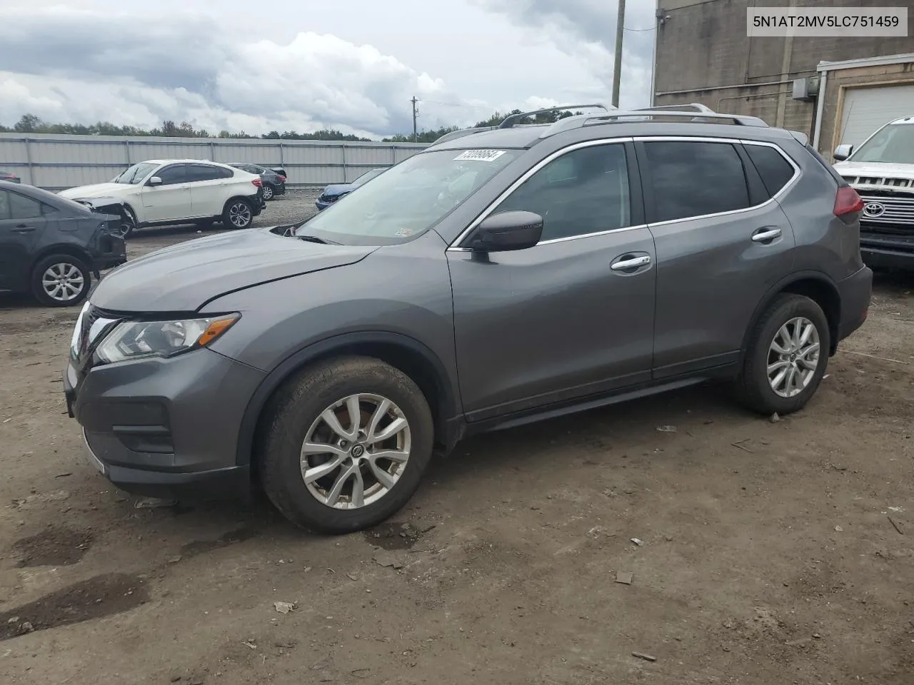 2020 Nissan Rogue S VIN: 5N1AT2MV5LC751459 Lot: 73209864