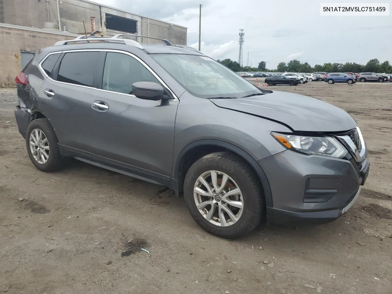 2020 Nissan Rogue S VIN: 5N1AT2MV5LC751459 Lot: 73209864