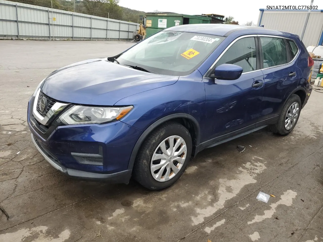 2020 Nissan Rogue S VIN: 5N1AT2MT0LC776302 Lot: 73230204