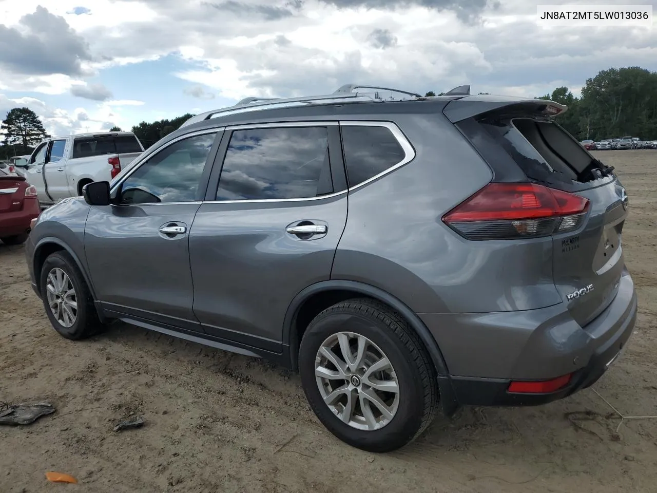 2020 Nissan Rogue S VIN: JN8AT2MT5LW013036 Lot: 73236844