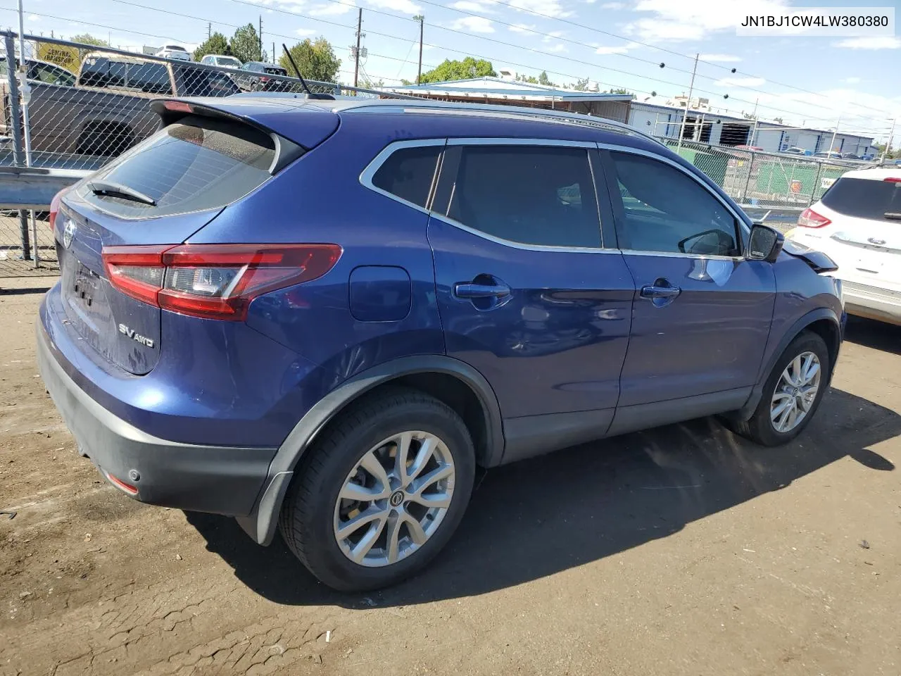 2020 Nissan Rogue Sport S VIN: JN1BJ1CW4LW380380 Lot: 73353324