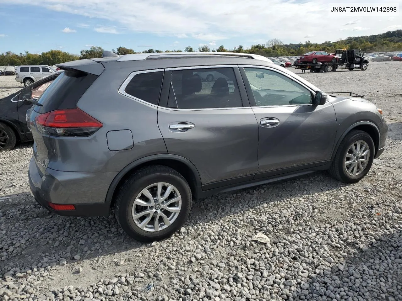 2020 Nissan Rogue S VIN: JN8AT2MV0LW142898 Lot: 73386104