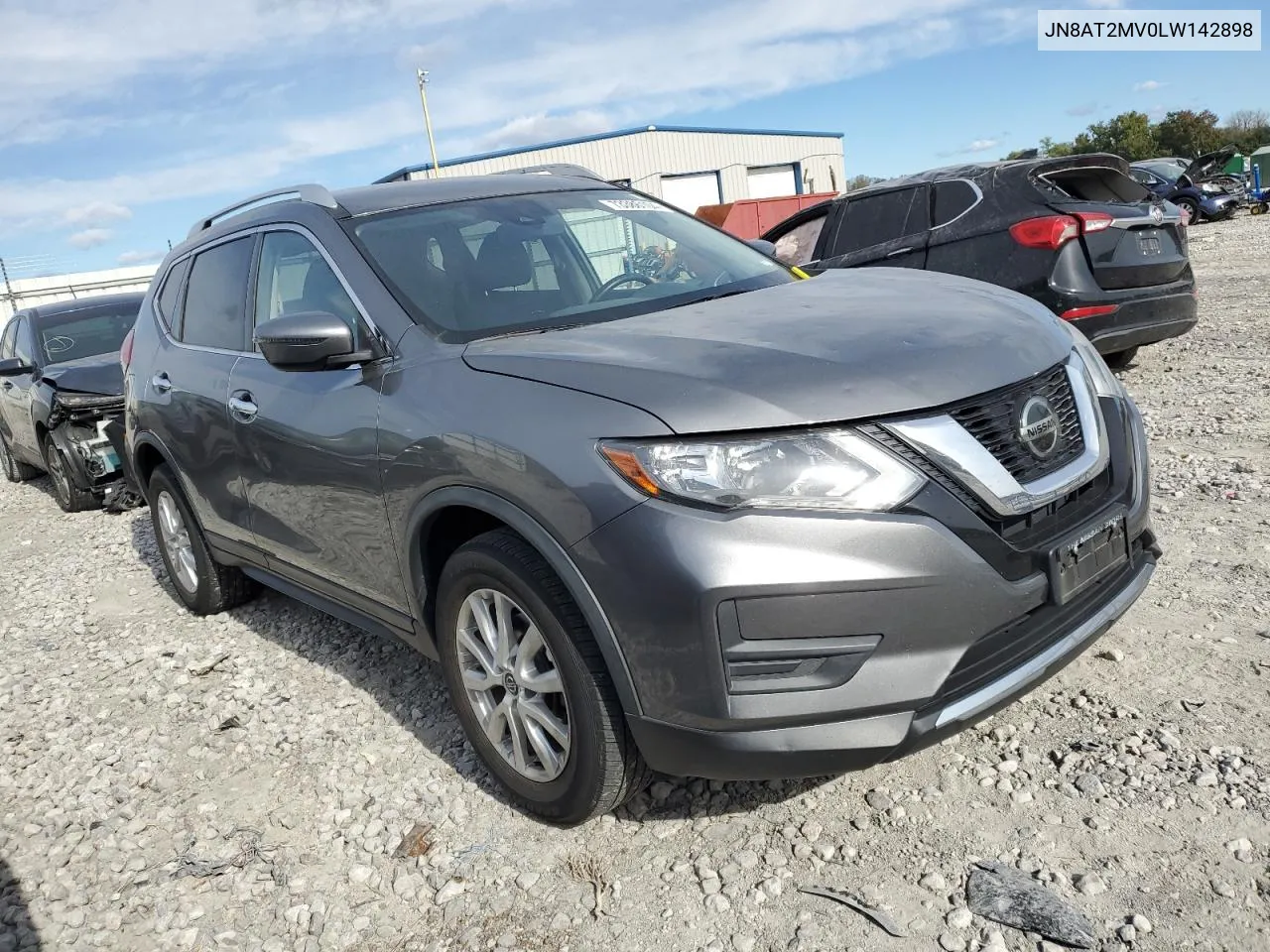 2020 Nissan Rogue S VIN: JN8AT2MV0LW142898 Lot: 73386104