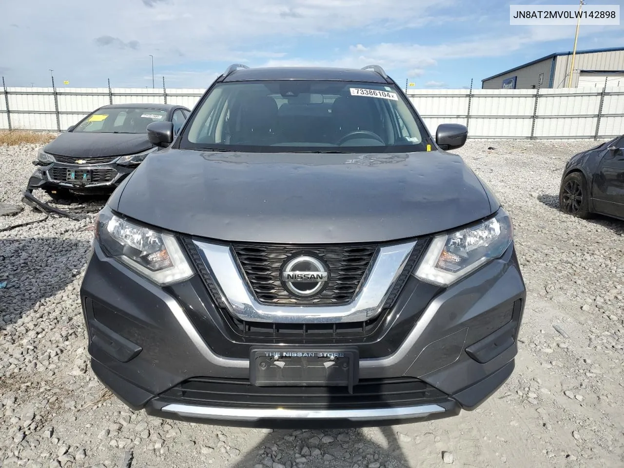 JN8AT2MV0LW142898 2020 Nissan Rogue S