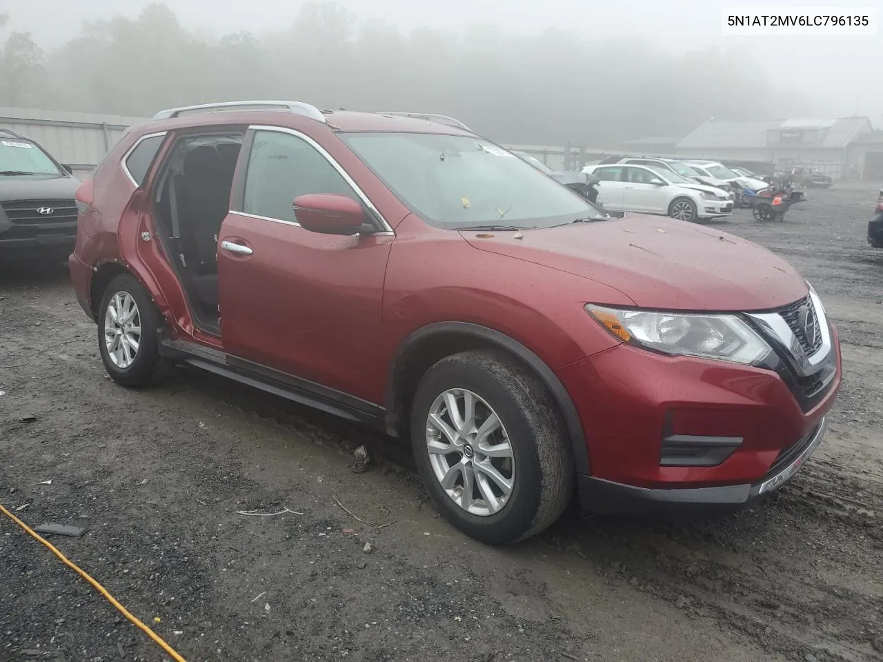 2020 Nissan Rogue S VIN: 5N1AT2MV6LC796135 Lot: 73397794