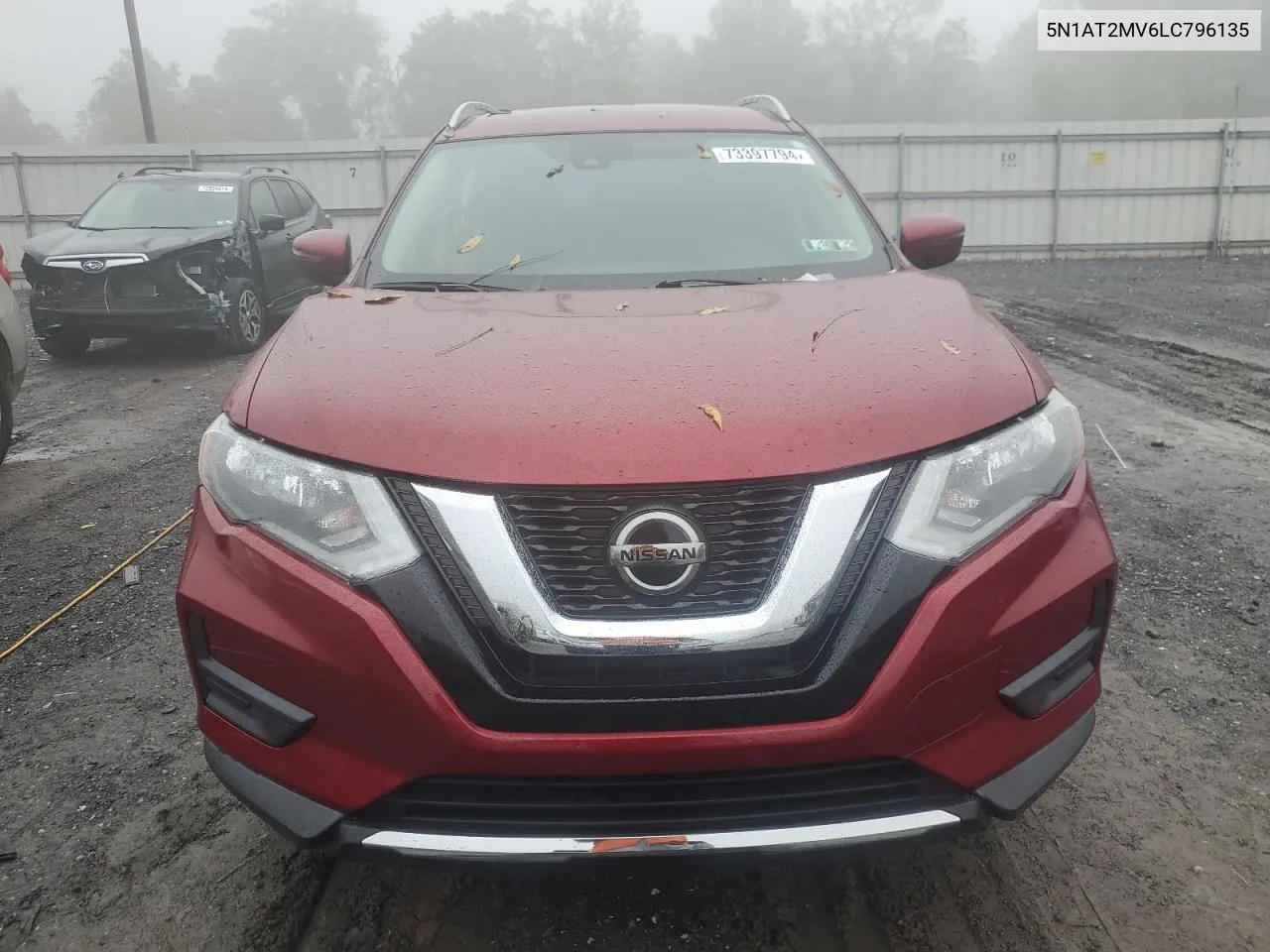 2020 Nissan Rogue S VIN: 5N1AT2MV6LC796135 Lot: 73397794