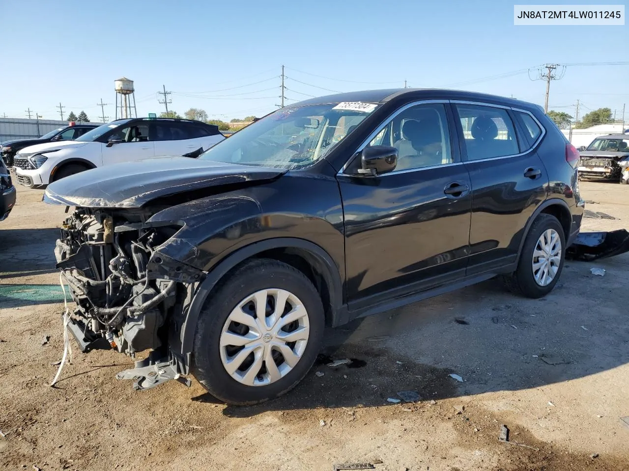 2020 Nissan Rogue S VIN: JN8AT2MT4LW011245 Lot: 73577304