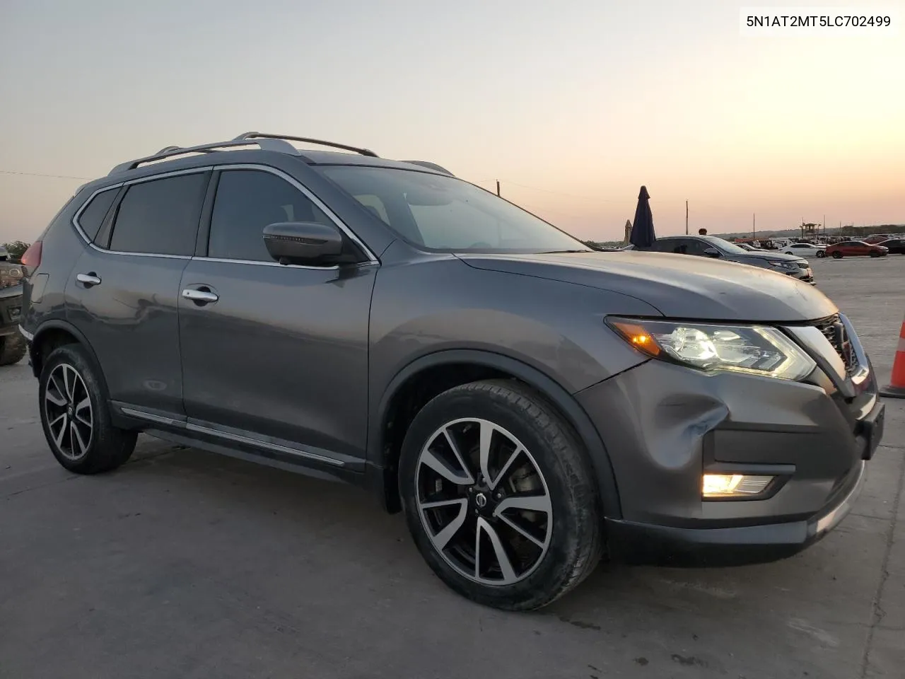 2020 Nissan Rogue S VIN: 5N1AT2MT5LC702499 Lot: 74116454