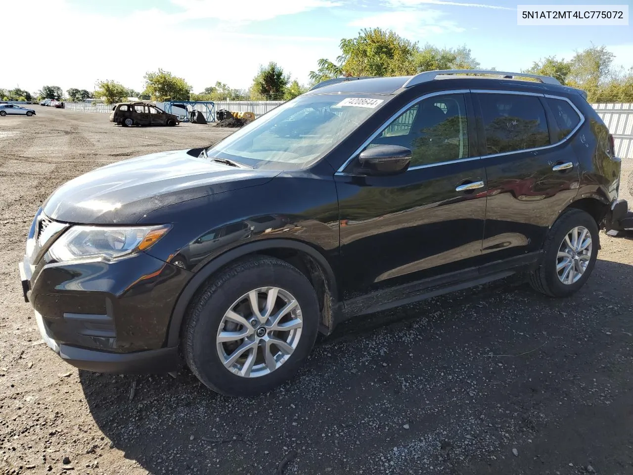 2020 Nissan Rogue S VIN: 5N1AT2MT4LC775072 Lot: 74208644