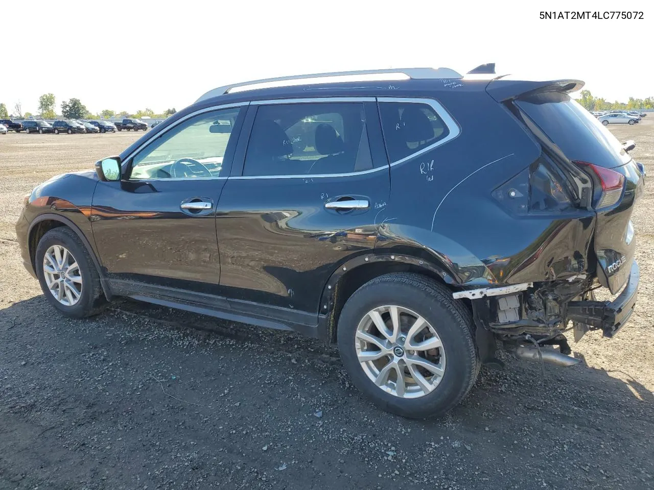 2020 Nissan Rogue S VIN: 5N1AT2MT4LC775072 Lot: 74208644